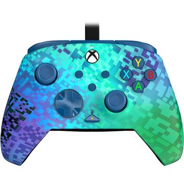 PDP Xbox Series X|S, Xbox One, PC Rematch 3,5 mm audio Vezetékes Glitch Green kontroller (Értékcsökkent)