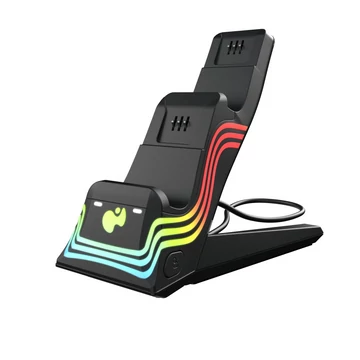 PDP Afterglow Wave, Xbox Series X|S, Xbox One, RGB osvetlenie, čierna, nabíjacia stanica ovládača