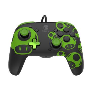 PDP Nintendo Switch/OLED Rematch 3,5 mm audio 1Up Glow In The Dark Vezetékes kontroller
