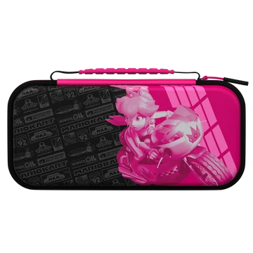 PDP Travel Case Plus Glow, Nintendo Switch/Lite/OLED, Peach: Grand Prix, Konzol utazótáska