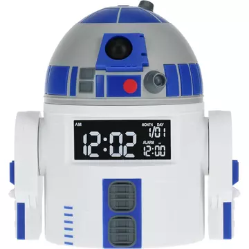 Paladone, Star Wars: R2-D2 droid™, 13 cm (5"), USB, Vezetékes, Digitális ébresztőóra