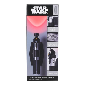 Paladone Lightsaber Uplighter, Star Wars: Lord Vader fénykardja, 25 cm, Elemes, Éjszakai fény