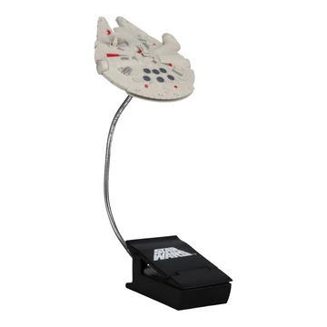 Paladone, Star Wars - Millennium Falcon, 20 cm, Batéria, Čierno-biela, Stolná lampa