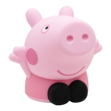Paladone Silicone Light, Peppa Pig, Licensed, 15 cm, Akkumulator, USB, Szilikon, Éjjeli lámpa