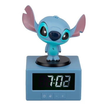 Paladone Alarm Clock, Disney Stitch, Oficiálny, 16,5 cm, Funkcia lampy, Budík