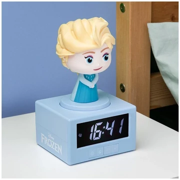 Paladone Alarm Clock, Disney Ľadové kráľovstvo: Elsa, Oficiálny, 17 cm, Funkcia lampy, Budík