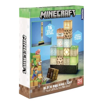 Paladone, Minecraft: Block Building Light™, Kombinovateľné, Káblové, Hráčske, Stolná lampa