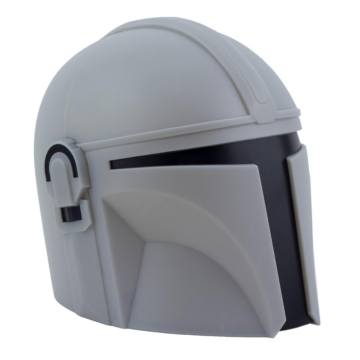 Paladone, Star Wars - Mandalorian Mask, 15 cm, USB / Elem, Fehér, Asztali lámpa