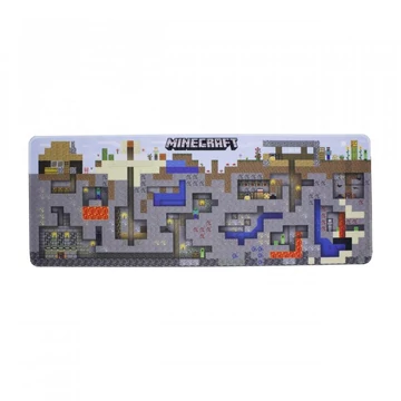 Paladone, Minecraft: Mining World™, veľký, 80 x 30 cm, látka, protišmyková, hráč, podložka pod klávesnicu a myš