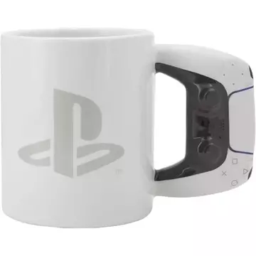 Paladone, PlayStation 5®, DualSense™, 480 ml, Kerámia, Fehér, Kávésbögre