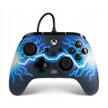 PowerA Enhanced Wired, Xbox Series X|S, Xbox One, PC, Arc Lightning, controler cu fir