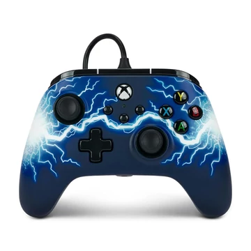 PowerA Advantage Wired, Xbox Series X|S, Xbox One, PC, Arc Lightning, káblový ovládač