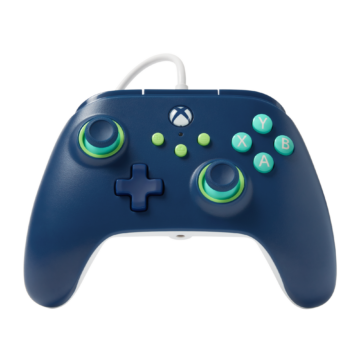 PowerA Wired, Xbox Series X|S, Xbox One, PC, Mariner Blue, Vezetékes kontroller