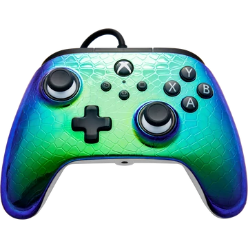 PowerA Advantage Wired, Xbox Series X|S, Xbox One, PC, Raptor Chrome, Vezetékes kontroller