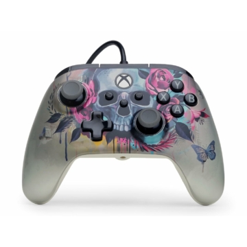 PowerA Advantage+, Xbox Series X|S, Xbox One, PC, Twist Thumbstick, Hall Effect, Bloom & Gloom, Vezetékes kontroller