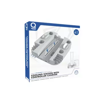 Qware QWPS5-5007, PlayStation 5® Disc Edition & Digital Edition, Konzol hűtőállomás és kontroller töltő