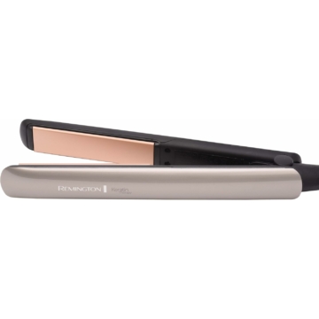 Remington S8593, Keratin Therapy Pro, 58 W, 160–230 °C, Regulace teploty, Černo-béžová, Keramická žehlička na vlasy