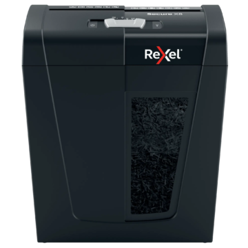 Rexel Secure X8, 14 litrů, řez na konfety, P-4 DIN, 8 listů, černá, skartovač papíru