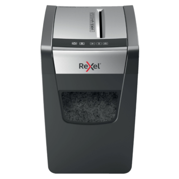 Rexel Momentum X410-SL Slimline, 23 litrů, řezané konfety, P4, 10 listů, černá, skartovač papíru
