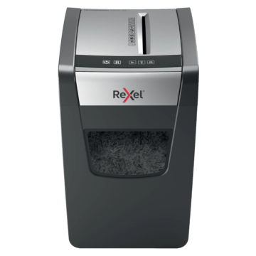 Rexel Momentum X312-SL Slimline, 23 litrů, řez na konfety, P3, 12 listů, černá, skartovač papíru