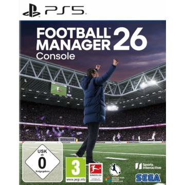 Football Manager 26, konzolová edice, PlayStation 5, herní software pro konzole