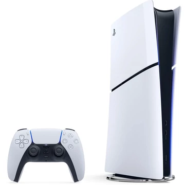 Sony PlayStation 5, Slim, 1TB, Digital Edition, 8K HDR, 120 FPS, Fehér, Játékkonzol