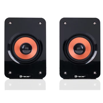 Tracer Orlando, 2.0 stereo, 5 W RMS, USB, drevo, čierno-hnedý, stolný reproduktor