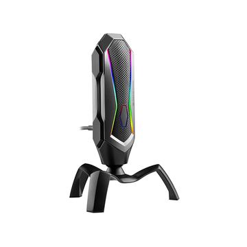 Tracer Spider USB-C RGB fekete zajcsökkentős gamer mikrofon