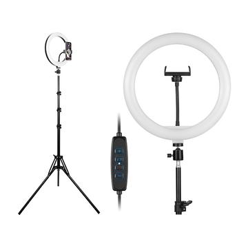 Tracer Ring Light 10W 30cm Vezérelhető Gyűrűs LED lámpa normál állvánnyal