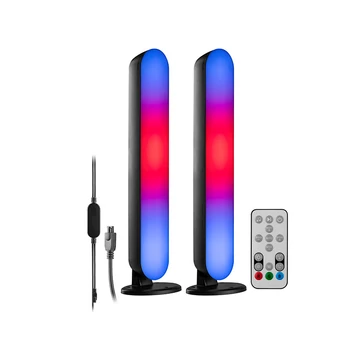 Tracer Ambience, Smart Flow, 5 W, 12 háttérvilágítási mód, RGB világítás, Fekete, Gamer, Asztali lámpa szett