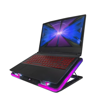 Tracer Snowman Pro, 17'' (Max), RGB osvetlenie, 6 výškových nastavení, 2300 ot./min., čierna, chladiaca podložka pod notebook