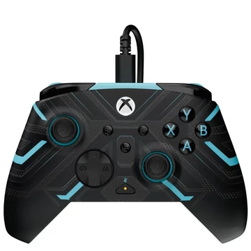 Turtle Beach Rematch Glow, Xbox Series X|S, Xbox One, PC, Hall Effect, Titan Steel, Vezetékes kontroller