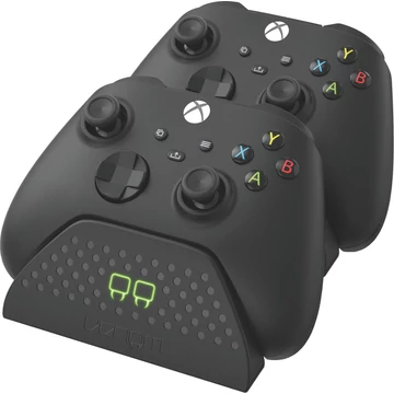 Venom Twin Docking Station, Xbox Series X|S, Xbox One, Fekete, Kontroller töltőállomás + 2 db akkumulátor