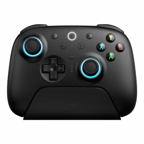 8BitDo Ultimate 2 Wireless 2.4G, PC, Android, SteamOS, iOS, TMR Joysticks, 1000Hz, Černá, Bezdrátový ovladač