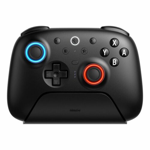 8BitDo Ultimate 2, Nintendo Switch/Switch 2, PC, Android, Steam, Apple, Hall-Effect, Černá, Bezdrátový ovladač
