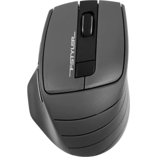 A4TECH FG30S, FStyler Silent, 2000 DPI, RF bezdrôtová, optická, pravá, šedá, bezdrôtová myš