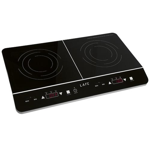 LaFe DuoChef, 3500 W, Dvojzónová varná doska, Dotykové ovládanie, Krištáľové sklo, Prenosná, Indukčná varná doska