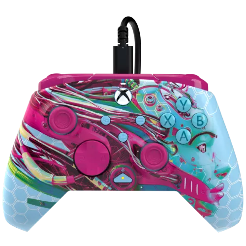 PDP Rematch Glow, Advanced, Xbox Series X|S, Xbox One, PC, Android Dreams, Drátový ovladač