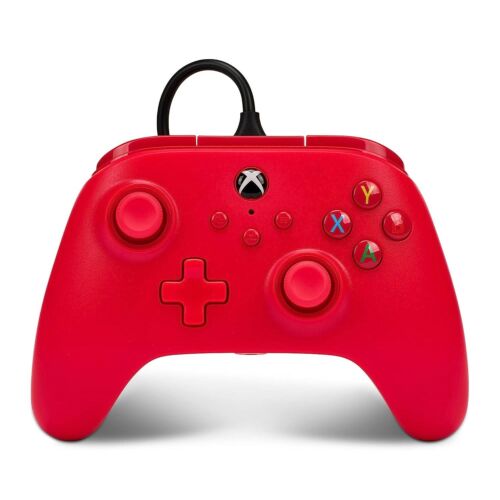 PowerA Wired, Xbox Series X|S, Xbox One, PC, Red, káblový ovládač
