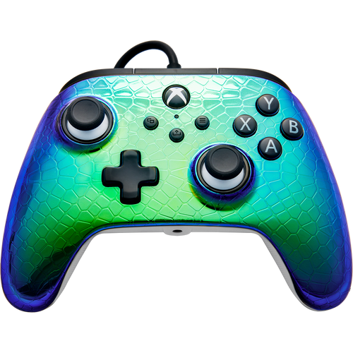 PowerA Advantage káblové, Xbox Series X|S, Xbox One, PC, Raptor Chrome, káblový ovládač