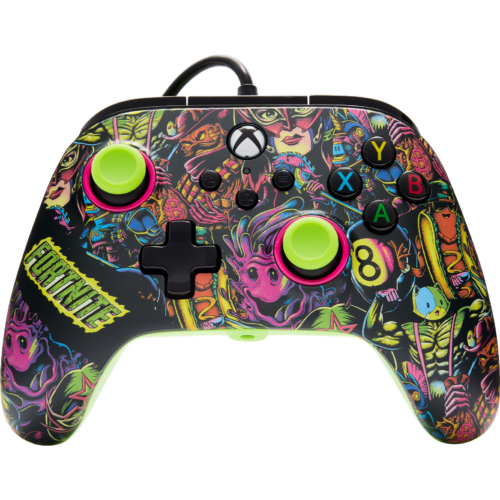 PowerA Advantage Wired, Xbox Series X|S, Xbox One, PC, Fortnite Glow, káblový ovládač