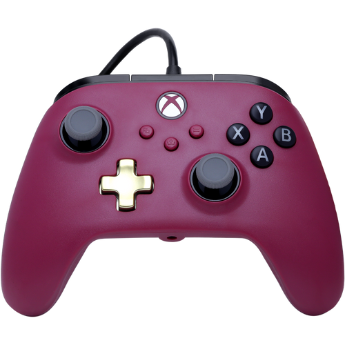 PowerA Advantage+, Xbox Series X|S, Xbox One, PC, Twist Thumbstick, Hall Effect, Ruby, káblový ovládač