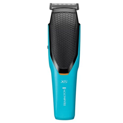 Remington HC5000 X5, Power X Series, 0,5 - 35 mm, LED, Samoostriace oceľové ostrie, Turbo boost, Tyrkysovo modrá, Akumulátorový zastrihávač vlasov