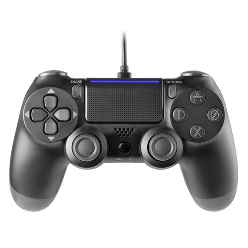 Tracer Shogun Pro, GameZone, PlayStation 4, PlayStation 3, PC, čierny, káblový ovládač