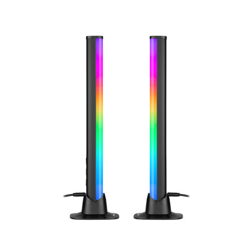 Tracer Ambience, Smart Desk, 5 W, 10 režimov svietenia, USB, Bluetooth 5.0, RGB osvetlenie, Čierna, Gamer, Stolná lampa