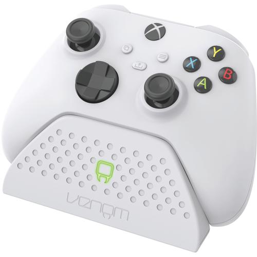 Venom Single Docking, Xbox Series X|S, Xbox One LED, USB, Biela, Nabíjacia stanica ovládača + 1 batéria
