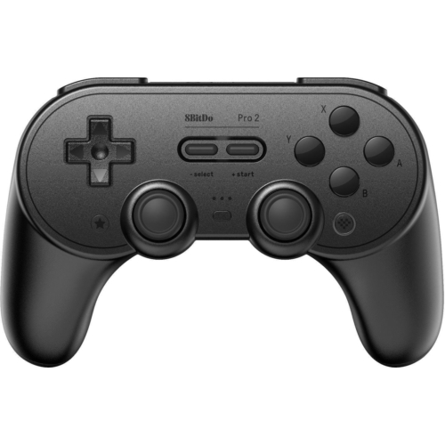 8BitDo Pro 2, Nintendo Switch/Switch 2, PC, Mobil, Bluetooth, Hall-effect, Fekete, Vezeték nélküli kontroller