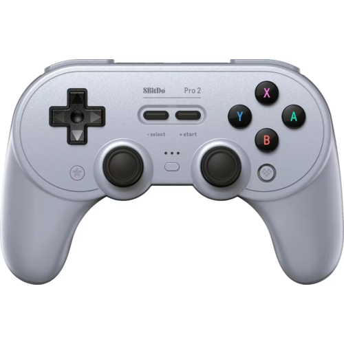 8BitDo Pro 2, Nintendo Switch/Switch 2, PC, Mobil, Steam, Bluetooth, Hall-effect, Szürke, Vezeték nélküli kontroller