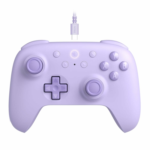 8BitDo Ultimate 2C Wired, PC (Windows), Mobil (Android), 1000Hz, Hall-Effect, Lila, Vezetékes kontroller