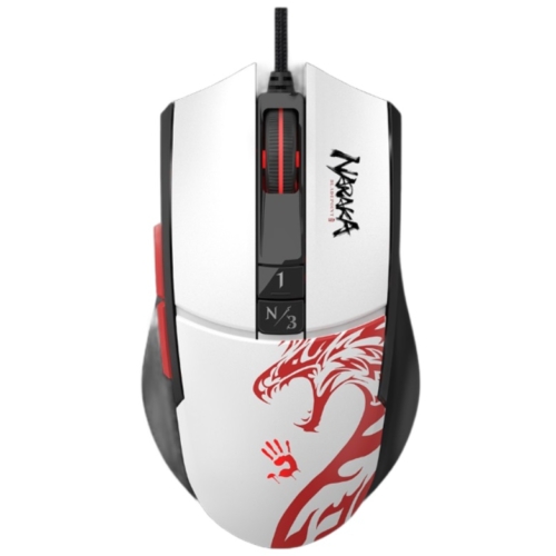 A4TECH Bloody L65 Max, 12000 DPI, RGB, eSport Gaming, USB, Optikai, Naraka, Vezetékes egér